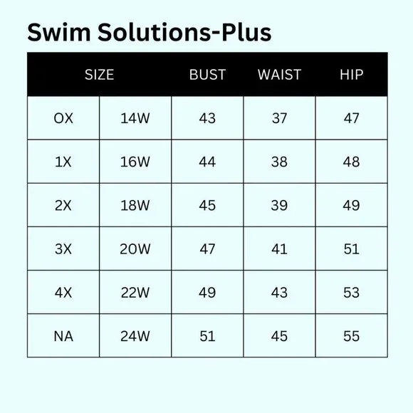 Swim Solutions Wome's one piece swimsuit-Size 10 - Picture 6 of 6